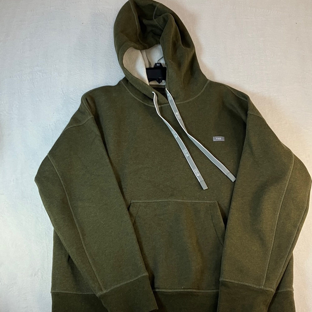 Figs womens Forest Green Hoodie Sweater